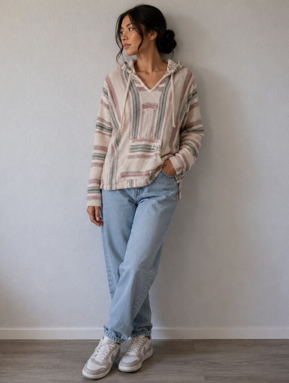 Billabong Pastel Striped Hoodie